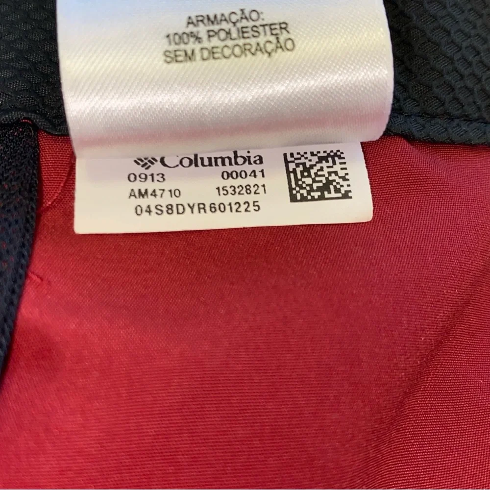 Columbia brick red quick dry shorts 10